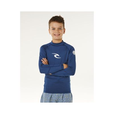 6. Boy's Lycra RIP CURL Waves Upf L/S-Boy blue
