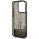 7. Guess Liquid Glitter Gold Stripes case for iPhone 15 Pro - black