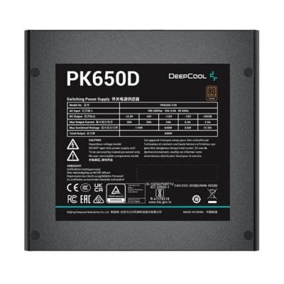 2. Deepcool PK650D 650W Bronze Power Supply