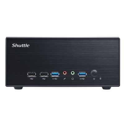Shuttle XP? Slim XH610G2 Barebone Desktop Computer Black Intel H610 LGA 1700