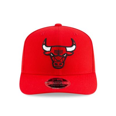 2. New Era 9SEVENTY Chicago Bulls NBA Team Red Stretch Snapback Cap - 60755451