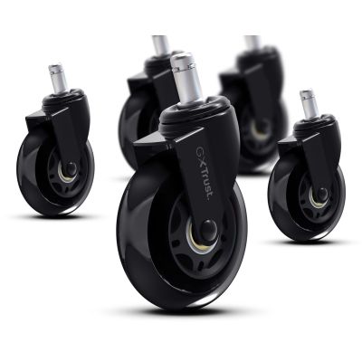 4. TRUST GXT 702 Gel Chair Casters