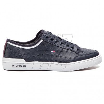 Tommy Hilfiger Core Corporate Leather Sneaker M shoes FM0FM00552-403