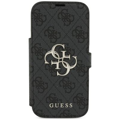 3. Guess Book 4G Metal Logo Case for iPhone 18 Pro / 17 Pro - Black
