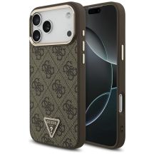 Guess 4G Triangle Logo MagSafe Case for iPhone 17 Pro Max / 18 Pro Max - Brown