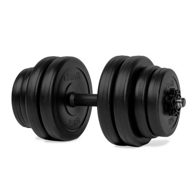 20. VIRTUFIT ADJUSTABLE DUMBBELL - VINYL - 15 KG