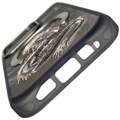 6. Nimmy Dragon MagSafe Case for iPhone 16 Pro - Gray