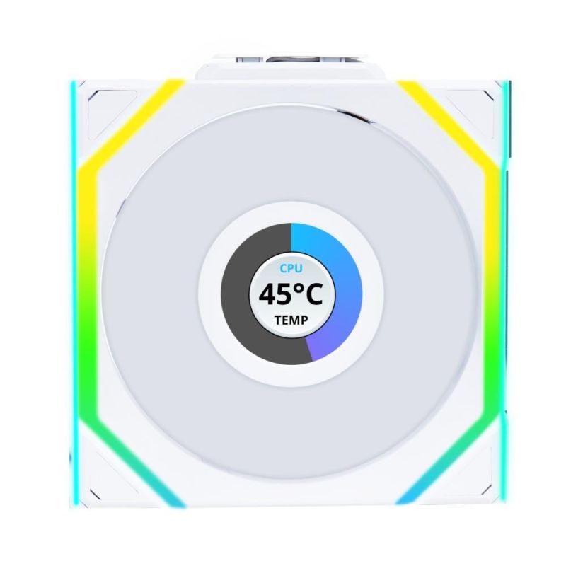 3. Lian Li UNI FAN SL Wireless 120 Computer Case Fan 12 cm White 1 pc.