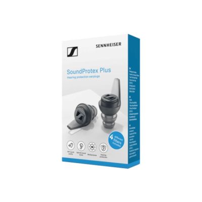 4. Sennheiser SoundProtex Plus - Protective earplugs equipped with 5 types of acoustic filters