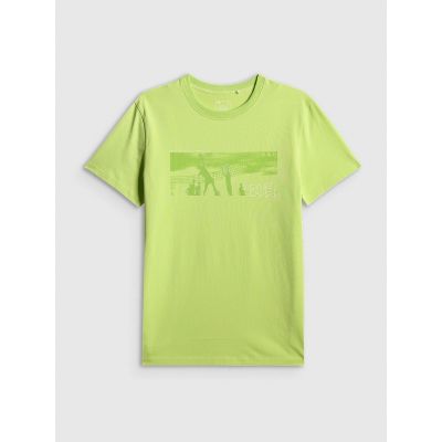 5. Men's reagular printed T-shirt 4F 4FWSS26TTSHM3035-42S