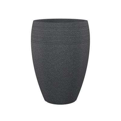 2. Scheurich Lineo High 283 Outdoor Potted Planter Freestanding Plastic Black