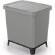 2. WASTE BIN SYSTEMA SORTIBOX 2IN1 SMOOTH GRAY