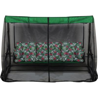 32. 3-SEAT GARDEN SWING MATYLDA WITH MOSQUITO NET