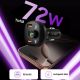 4. Tech-Protect CC06 3-port PD72W car charger with transmitter - black