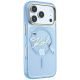 4. Karl Lagerfeld Script Logo MagSafe Case for iPhone 18 Pro / 17 Pro - Light Blue