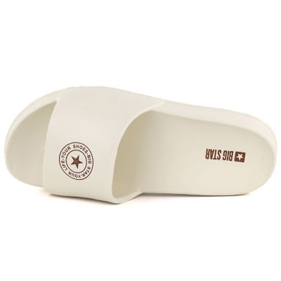 3. Women's pool beach flip-flops on a platform, black Big Star TT274A044