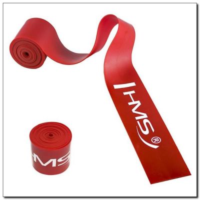 4. FB01 RED 1.2 x 50 x 2080 MM HMS EXERCISE BAND