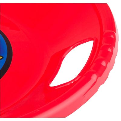 5. UFO RED PLASTIC SNOW SLED R.S.