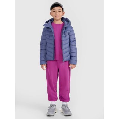5. Boy's down jacket with synthetic filling 4F 4FJRAW25TDJAM0819-32S