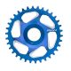 FUNN SOLO ES chainring blue 38T