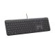 Logitech Signature Slim Wired K620 For Business Keyboard Universal USB QWERTZ German Graphite