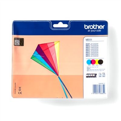 4. Brother LC-223VALBP ink cartridge 4 pcs. Original Black, Cyan, Magenta, Yellow