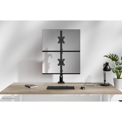 10. Neomounts DS60-600BL2V Monitor Holder/Stand 81.3 cm (32") Desk Black