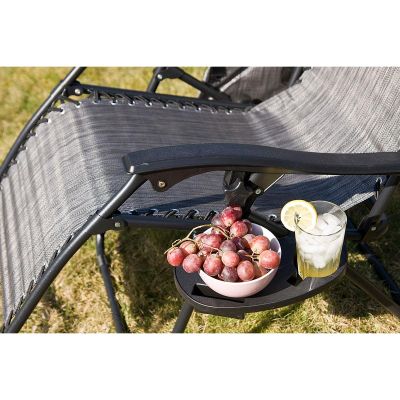9. FOLDABLE GARDEN CHAIR MULTIFUNCTIONAL 175X52/65X107CM GRAY