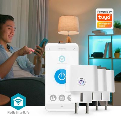 10. Nedis WIFIP121FWT3 Smart Plug 3680 W Home White