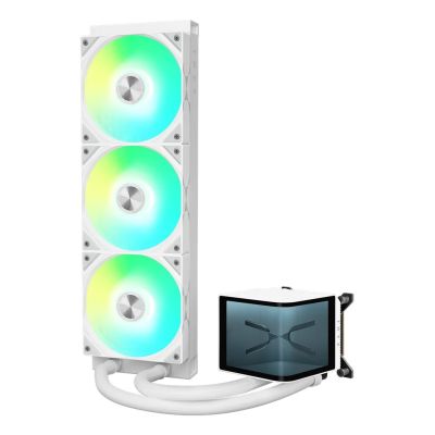 3. Water cooling, 3D AMOLED display - 360mm, white