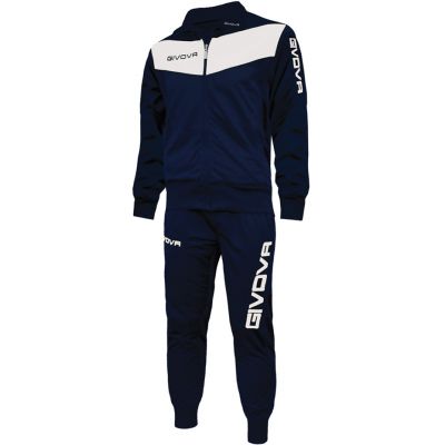 3. Givova Visa tracksuit navy blue and white 0403
