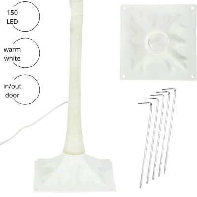 4. DECORATIVE TREE 150 LED 120 CM WHITE