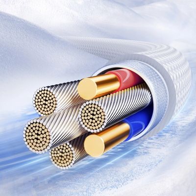 12. Joyroom S-A42 Crystal-Clear Series 30W USB-C - Lightning cable 1.2m - white