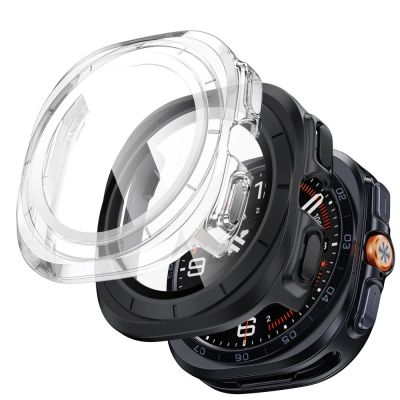 Tech-Protect Defense 2-Pack Case for Samsung Galaxy Watch Ultra 47mm - Clear Matte Black