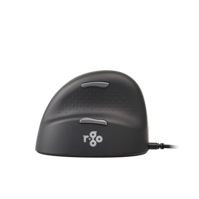 19. Ergonomic R-Go HE Left-Handed USB Mouse Black/Silver