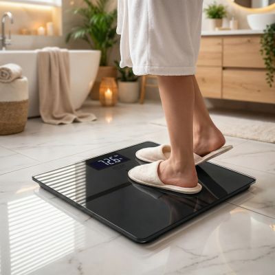 11. ADLER AD 8194s stripes bathroom scale