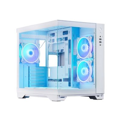 13. Chieftec GM-30W-TG-OP Computer Security & Holder Cube White