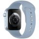 2. Tech-Protect Silicone Strap for Apple Watch 44 / 45 / 46 / 49 mm - Blue