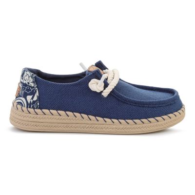 6. HEYDUDE WENDY ESPADRILLE HIBISCUS ENSIGN BLUE/MULTI 45237-4ZL