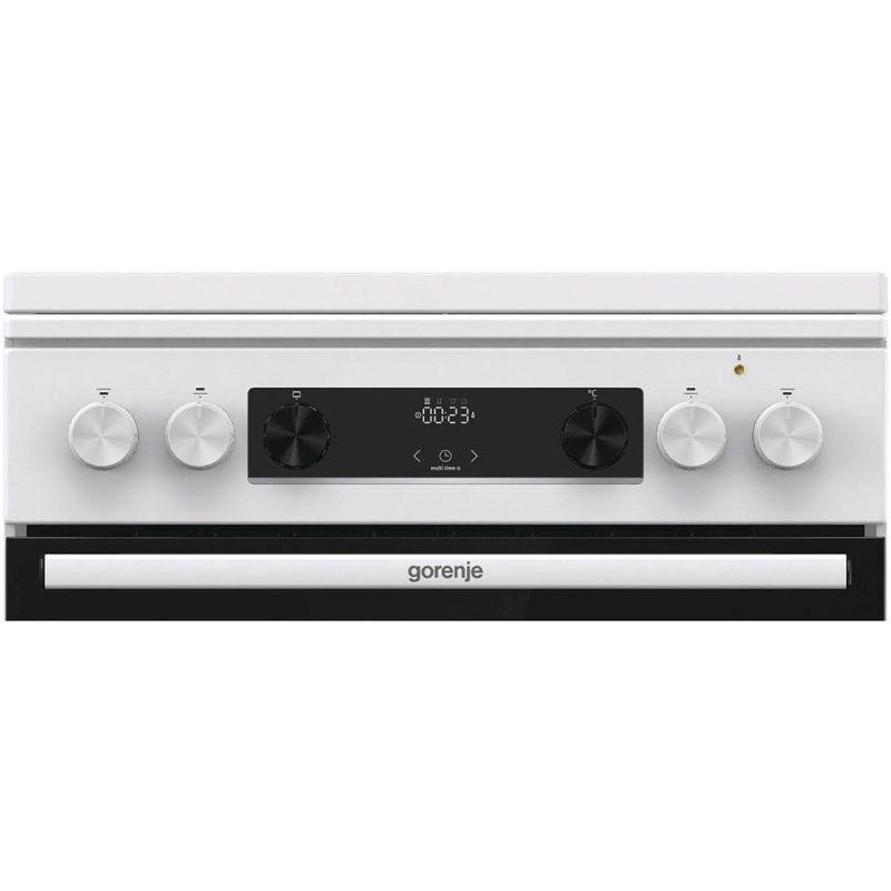 13. GORENJE GKS6C71WF gas-electric cooker 60 cm | AirFry | ExtraSteam | FrozenBake | white