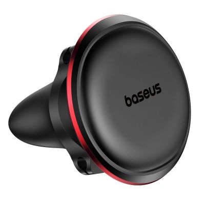 2. Baseus C40141201913-00 magnetic car holder for air vent - black and red