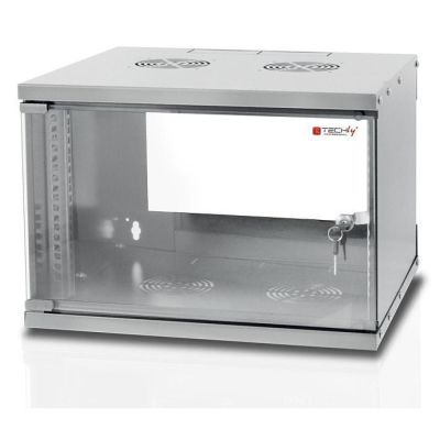 TECHLY WALL-HUNG CABINET ECO 19 6U/450MM ASSEMBLED GRAY 022229