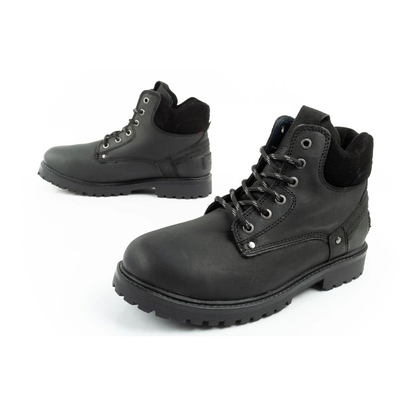 8. Wrangler Yuma men's boots, Chelsea boots, elegant leather, black