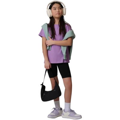 6. Girls' shorts 4F CAS F028 deep black 4FJWSS26TSTIF028 20S