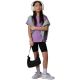 6. Girls' shorts 4F CAS F028 deep black 4FJWSS26TSTIF028 20S