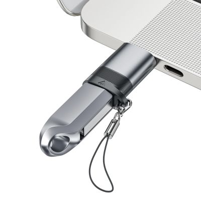 4. Acefast J8 USB-C - USB-A Adapter - Gray