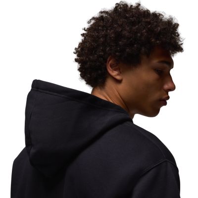 4. Men's Nike Jordan Brooklyn Fleece Hoodie, Black, FV7281 010