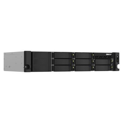 4. Qnap TS-873AeU-RP-4G, 2U, 8 x 2.5"/3.5" SATA, AMD Ryzen V1500B 4C/8T, 4GB DDR4 SODIMM (max. 64GB), 2 x 2.5GbE, optional 10GbE, Redundant PSU