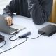 8. Baseus UltraJoy Series USB-A/USB-C hub 4xUSB-A 3.0 1xUSB-C 5V - gray