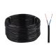 OMYp 2x0.5 300/300V black electric cable